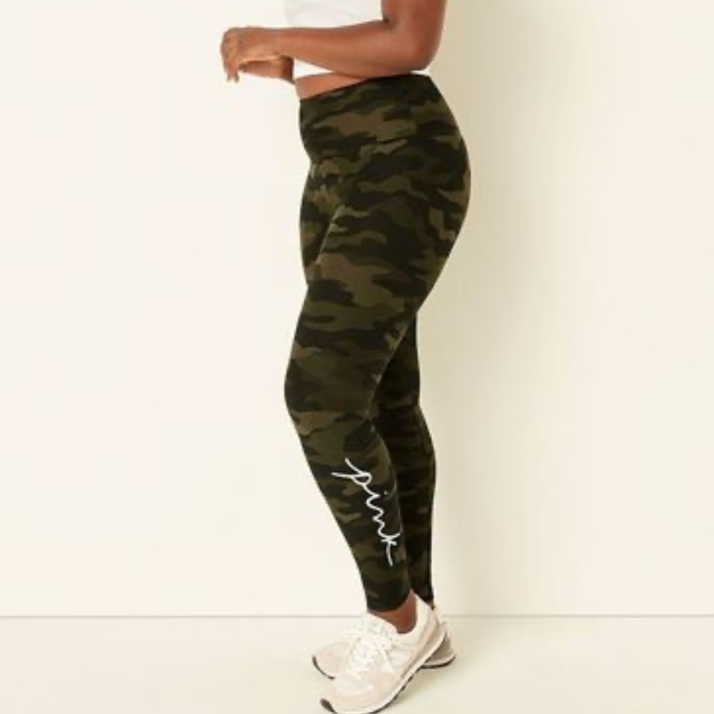 Victoria's Secret PINK HIgh Waist Legging Camo XS NEW